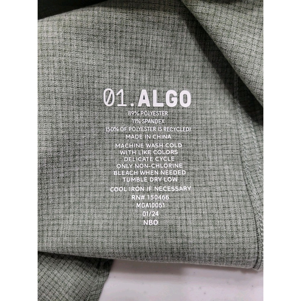 01.Algo NWT Mens Performance Large Green Tommi Commuter Short Sleeved Button Up - Picture 4 of 10